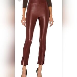 faux leather pants